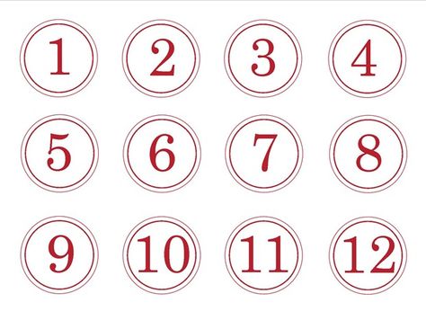 Free number tags printable -- suitable for a countdown and many other uses. (has numbers 1-31 and blank) Thanksgiving Calendar, Printable Calendar Numbers, Christmas Countdown Printable, Free Blank Calendar, Marketing Calendar Template, Free Printable Numbers, Calendar Numbers, Advent Calenders, Number Tags