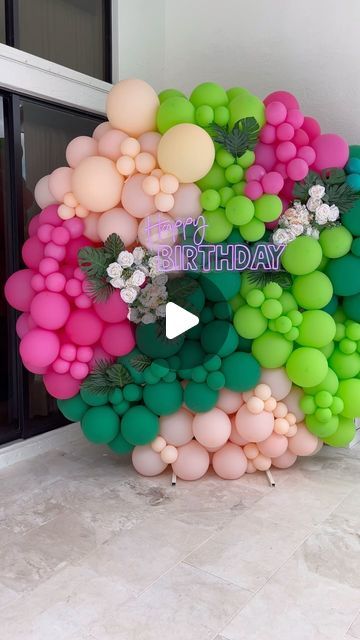 Wall Balloon Decorations, Balloon Walls, Small Balloons, Balloon Ideas, Balloon Decor, Balloon Wall, August 11, Club Parties, Event Rentals