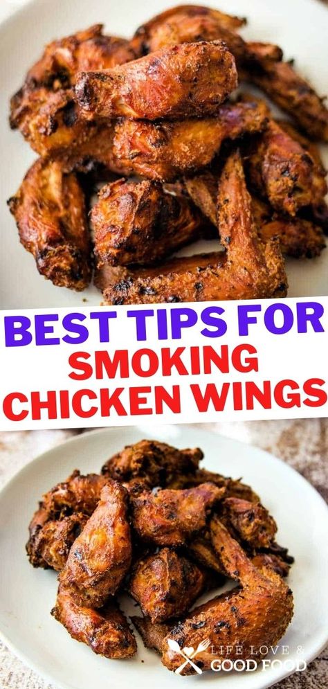 Crispy Wings On Smoker, Chicken Wings On The Smoker, Smoked Whole Chicken Wings, Crispy Smoked Wings, Electric Smoker Chicken Wings, Pellet Smoker Chicken Wings, Smoked Chicken Wing Recipes, Smoked Chicken Wings Electric, Crispy Grilled Chicken Wings