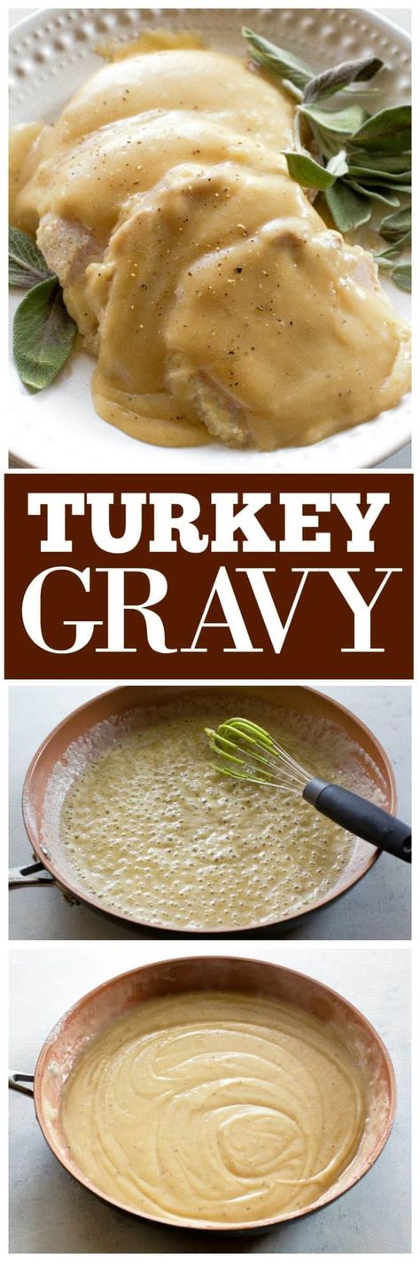 Turkey Gravy - The Girl Who Ate Everything Turkey Gravey, Turkey Gravy Without Drippings, Best Gravy Recipe, Make Ahead Gravy, Turkey Gravy Recipe Easy, Make Ahead Turkey Gravy, Best Turkey Gravy, Turkey Gravy Easy, Turkey Gravy From Drippings