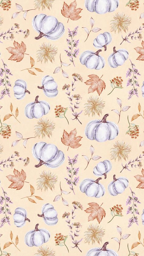 Seamless Fall Pattern, Purple Fall Background, Pastel Pumpkins Wallpaper, Purple Fall Wallpaper, Pumpkin Background Wallpapers, Fall Cups, Pumpkins Wallpaper, Pumpkin Background, Autumn Purple