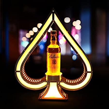 Rechargeable LED Luminous Wine Bottle Holder, Champagne Cocktail Display Rack Wine Bottle Glorifier Presenter for Disco Party (Yellow) Ace Of Spades Champagne, Cocktail Display, Bottle Display Shelf, Bottle Glorifier, Bottle Presenter, Bottle Sparklers, Led Bottle Light, Wine Bottle Display, Champagne Drinks