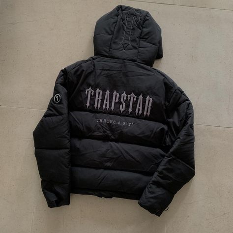 Men’s Trapstar Decoded 2.0 Black Puffer Jacket Size... - Depop Puffy Jacket Outfit Men, Masculine Fits, Trapstar Puffer Jacket, Puffy Jacket Outfit, Trapstar Jacket, Puffer Jacket Men, Black Spiderman, Puff Jacket, Black Puffer Jacket