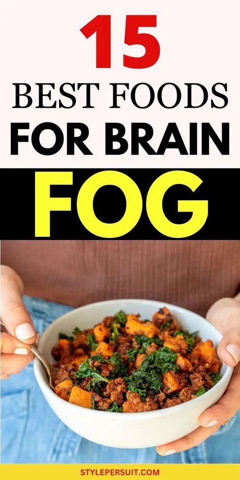 15 Best Foods for Brain Fog You Really Need - StylePersuit Brain Food Snacks, Brain Fog Supplements, Brain Fog Remedies, Foods For Brain, Clear Brain Fog, Gut Recipes, Good Brain Food, Brain Healthy Foods, Afternoon Slump