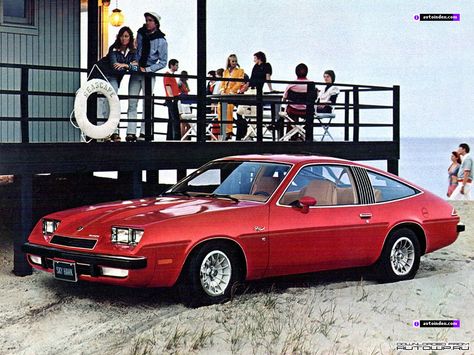 Red 1970s Buick Skyhawk at the beach. Buick Apollo, Vintage Cars 1950s, Chevrolet Monza, Buick Skyhawk, Red Cars, Cars Usa, Best Muscle Cars, Cars 2, Us Cars