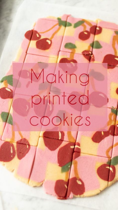 Desserts That Look Like Other Things, Colored Cookie Dough, Cut And Bake Cookies, Sugar Cookie Shapes, Slice And Bake Cookies Design, Printed Sugar Cookies, Quilted Cookies, Colored Sugar Cookies, Cut Out Cookie Dough