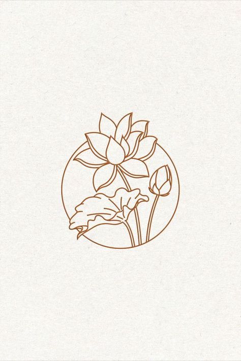 The lotus flower has always been a great inspiration to me no matter if I work on logo design, a simple illustration or some other branding project. Through the years I realized this is such a powerful symbol which explains why so many of my clients are compelled to it when it comes to logo design. I've selected a few of my favourite examples and gathered them in this collection. Check out my blog post to see the other case studies.  ... daha fazla Framed Tattoo Design, Lotus Flower Illustration Design, Logo Design Inspiration Flower, Lotus Motif Design, Tea Logo Design Ideas Branding, Lotus Graphic Design, Lotus Illustration Design, Lotus Logo Symbols, Flower Logo Design Graphics