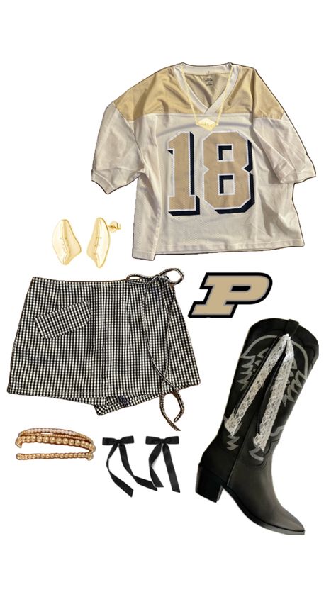 #gameday #purdue #football #collegegameday Purdue Football, College Football Game Outfit, College Football Gameday, College Football Outfits, College Gameday Outfits, Gameday Outfits, College Football Games, College Game Days, Football Game Outfit