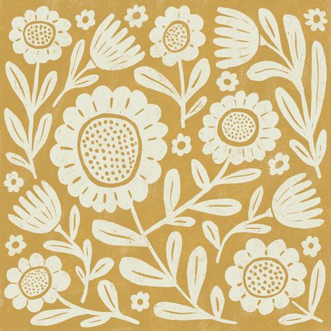 Surface Pattern Design Inspiration, Folk Illustration, Arte Folk, Pattern Design Inspiration, Folk Art Flowers, Design And Illustration, Floral Illustration, Art Et Illustration, Art Licensing