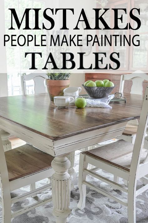 Limewash Table, Refurbished Farmhouse Table, Chalk Painted Kitchen Table, Paint A Kitchen Table, How To Refinish A Kitchen Table, Redoing A Kitchen Table, Kitchen Table Makeover Farmhouse, Paint A Table, Diy Dining Room Table Makeover Farmhouse Style