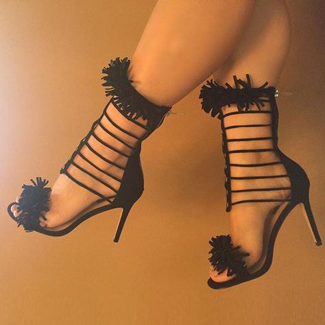 High Shaft Zipper Stiletto Heel Sexy Sandals for Women Woman Gladiator, Boots For Woman, Tassel Sandals, Gladiator Shoes, Fringe Sandals, Zipper Heels, Hot Heels, Fabulous Shoes, Hot Shoes