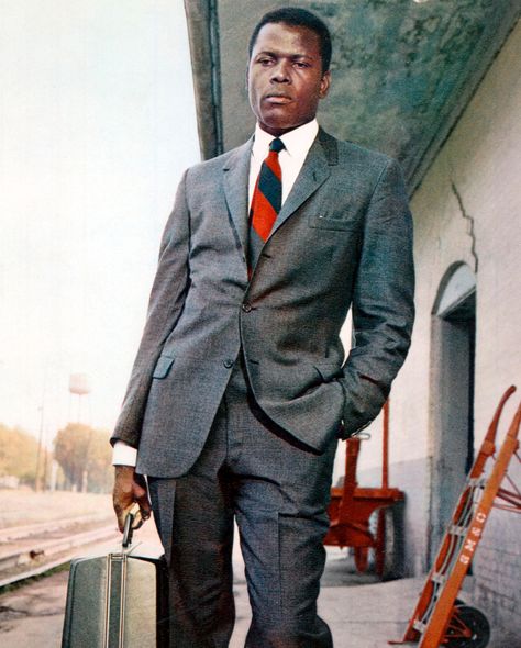 Sack Suit, Sidney Poitier, Gena Rowlands, Don Pedro, A Man In A Suit, Marcello Mastroianni, Man In A Suit, Faye Dunaway, Vintage Black Glamour