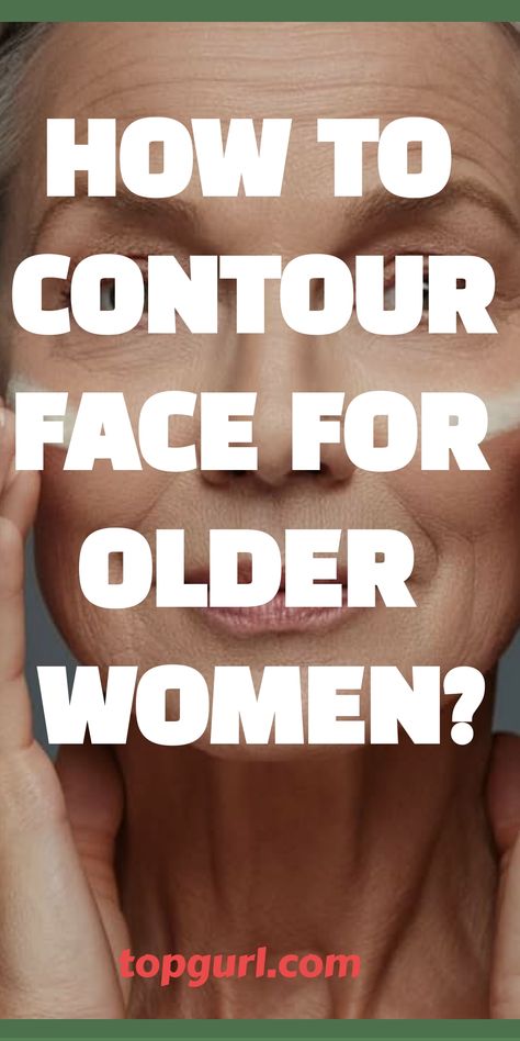 Contour Like a Pro: A Step-by-Step Guide for Mature Skin. How To Hide Forehead Wrinkles, How To Look Flawless, Makeup Looks Over 50 Over 50, Contour For Older Women, Contour Over 50 Makeup Tips, Contouring Over 50 Makeup Tips, Where To Contour Your Face, Makeup Tutorials For Older Women Over 50, Makeup For Over 40 Look Younger