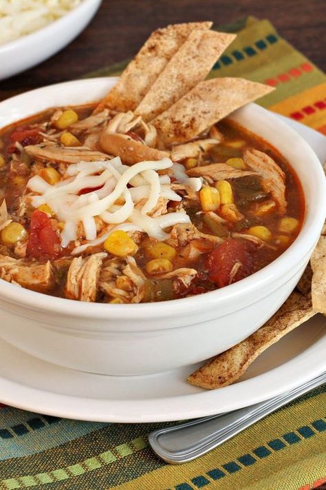 Weight Watchers Chicken Tortilla Soup, Easy Chicken Tortilla Soup Recipe, Easy Chicken Tortilla Soup, Chicken Tortilla Soup Recipe, Chicken Tortilla Soup Easy, Chicken Tortillas Soups Recipe, Weight Watchers Soup, Weight Watchers Chicken, Tortilla Soup Recipe