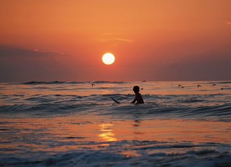 Sunset Photography StockSnap Surfboard, Water