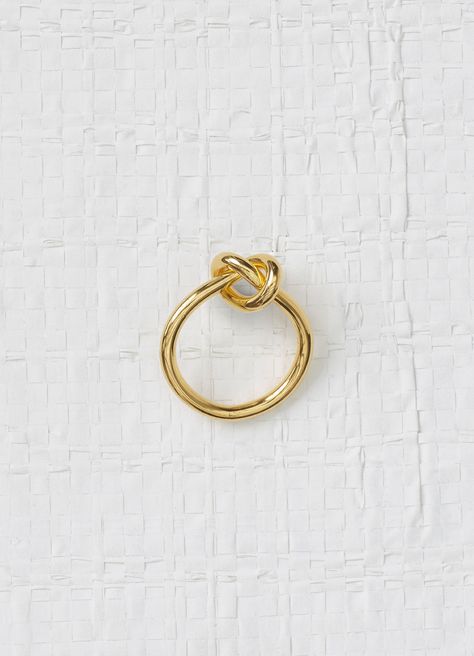 Knot ring in vermeil | CÉLINE Celine Ring, Kate Middleton Outfits, Jewelry Knots, Closet Essentials, Girl Things, Knot Ring, Vermeil Jewelry, Leather Goods, Kate Middleton