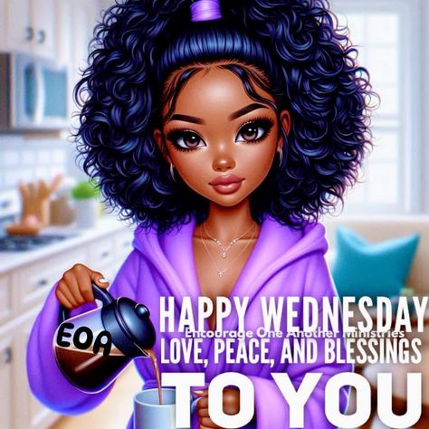 Happy Wednesday Inspirational Quotes, African American Wednesday Blessings, Happy Wednesday Morning, Wednesday Morning Images, Black Emojis, Good Morning Happy Wednesday, Black Wednesday, Wednesday Hump Day, Happy Wednesday Images