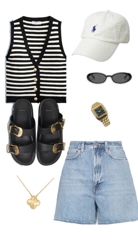 Simple casual outfit ootd moms women young trendy stylish cute old money thrift Young Mom Outfits, Stylish Outfits Casual, Simple Casual Outfits, Casual Outfits For Moms, Simple Outfit, Baggy Pants, Outfits Verano, Cute Swag Outfits, Sporty Outfits