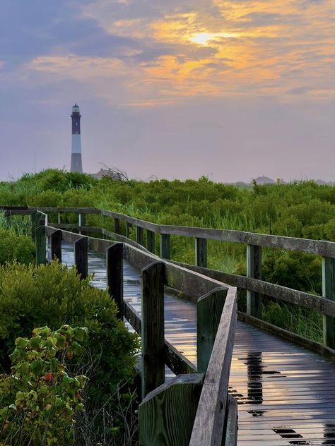 Long Island NY Sunrises and Sunsets - (LINYSS) | Fire island lighthouse sunrise July 5th | Facebook Fire Island Lighthouse, Long Island Aesthetic, Fire Island Ny, Room Pic, To The Lighthouse, Sunrises And Sunsets, Pic Collage, Sun Rising, Long Island New York