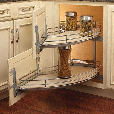 Kitchen Cabinet Dimensions, Corner Cabinet Organization, Blind Corner Cabinet, Kitchen Cabinetry Design, Corner Base Cabinet, Glass Shelving, Corner Storage Cabinet, Corner Kitchen Cabinet, Kitchen Updates