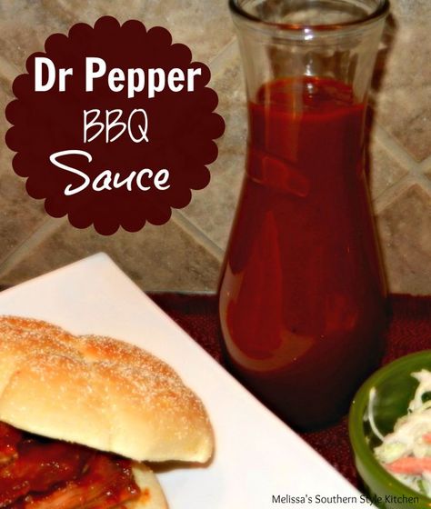 Bbq Rib Sauce, Dr Pepper Bbq Sauce, Pepper Bbq Sauce, Rib Sauce, Barbecue Sauce Recipes, Pork Chicken, Barbecue Ribs, Barbecue Pork, Comfort Food Southern