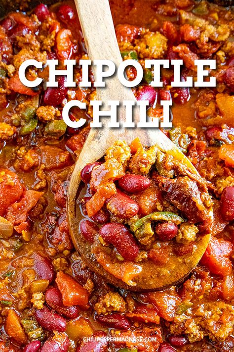 Crockpot Chipotle Chicken Chili, Recipes Using Chipotle Peppers In Adobo Sauce, Adobo Chili Recipe, Chili Adobo Recipes, Chipotle Chili In Adobo Sauce Recipes, Recipes With Chipotle Peppers, Spicy Chili Recipe Crockpot, Chili Peppers Recipes, Chili Recipe Spicy