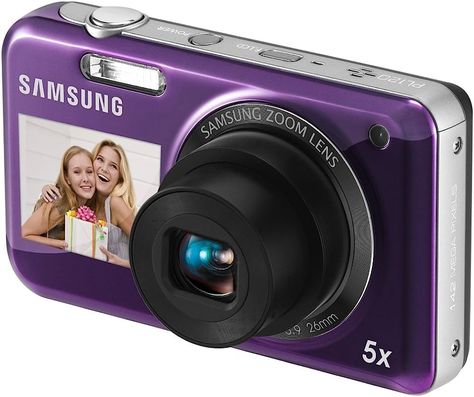 Buy Samsung PL120 14.2MP Point and Shoot Camera (Purple) with 5x Optical Zoom Online at Low Price in India | Samsung Camera Reviews & Ratings - Amazon.in Pink Digital Camera, Samsung Pink, Zoom Online, Samsung Camera, Camera Digital, Samsung Products, Point And Shoot Camera, Camera Reviews, Electronics Gadgets