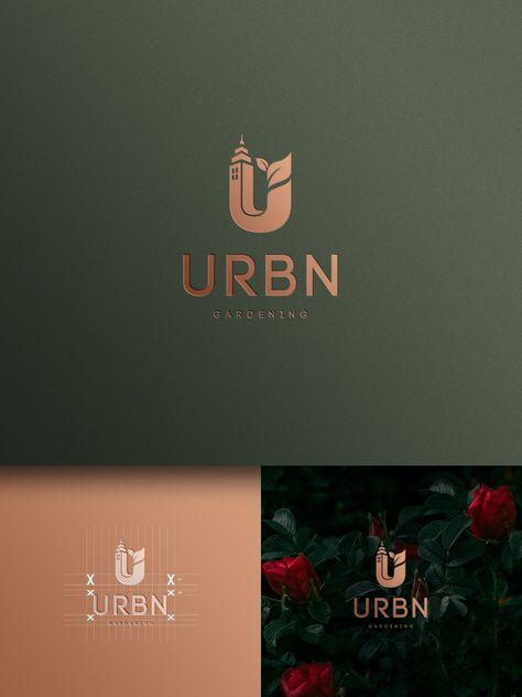 #Logo #Concept #Design for #Desh #Plantpak - #Urban #City #Gardening Urban Packaging Design, Urban Branding Design, Logo Garden Design, Garden Logo Design Ideas, Urban Logo Design, Logo Concept Design, City Gardening, City Logos Design, Garden Logo