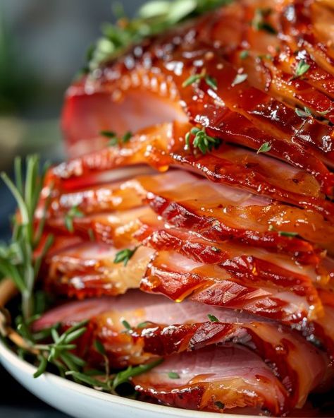 I make this every Easter and it never disappoints! Slow Cooker Ham Recipes, Ham Recipes Crockpot, Slow Cooker Kitchen, Easter Ham, Crockpot Ham, Slow Cooker Ham, Easter Dishes, Holiday Ham, Honey Baked Ham