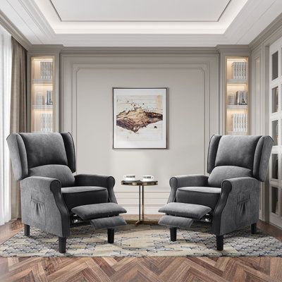 Lazyboy Chairs Living Rooms, Lazyboy Chairs, Wingback Recliner, Grey Recliner, Living Room Armchair, Lazy Boy Recliner, Leather Couches Living Room, Leather Couches, Couches Living