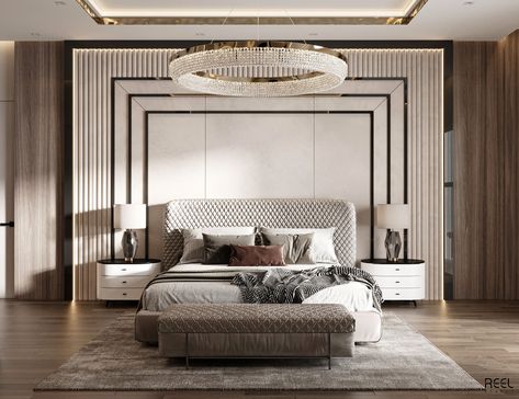 Bedroom Behance, Unique Bedroom Design, تصميم داخلي فاخر, Bedroom Interior Design Luxury, Modern Luxury Bedroom, Modern Bedroom Interior, Luxury Bedroom Design, Luxury Bedroom Master, Luxurious Bedroom