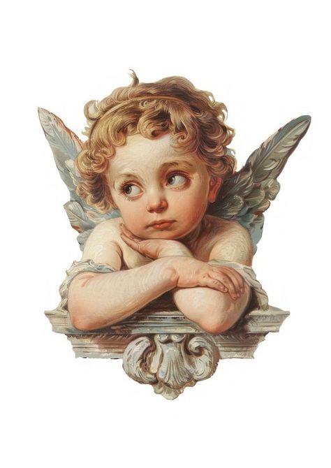 Cherub Photoshoot, Renesans Art, Angel Astethic, Vintage Angel Images, Guardian Angel Drawing, Cherub Aesthetic, Cupid Painting, Cupid Logo, Cherub Painting