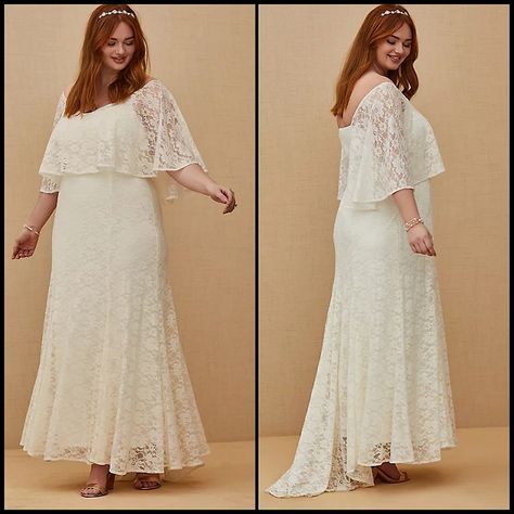 Wedding gown plus size