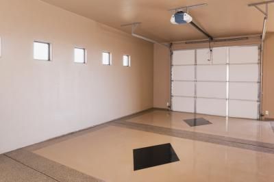 Turning a Garage Into a Studio Apartment thumbnail Painted Garage Walls, Garage Studio Apartment, Garage Transformation, Garage To Living Space, Garage Floor Paint, Garage Room, Converted Garage, Garage Renovation, Garage Bedroom