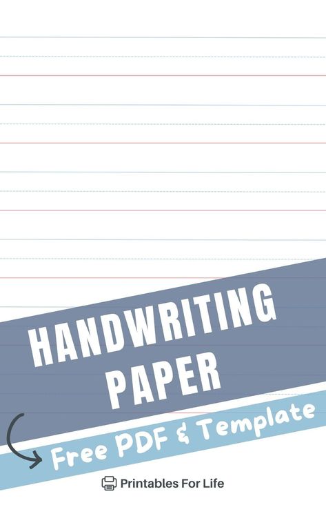 Introducing lined paper to young students? This free printable handwriting template is the ideal solution. With its clean, uncluttered design and color-coded lines, it helps elementary-aged kids focus solely on forming letters correctly, without any unnecessary visual distractions. Whether you're a teacher, homeschooling parent, or daycare provider, this versatile 8.5x11" PDF is a must-have resource for building strong handwriting skills. Print as needed in color or grayscale. Lined Paper Printable Free, Handwriting Paper Printable, Lined Handwriting Paper, Handwriting Template, Free Printable Monthly Planner, Handwriting Practice Paper, Free Paper Printables, Printable Lined Paper, Handwriting Paper