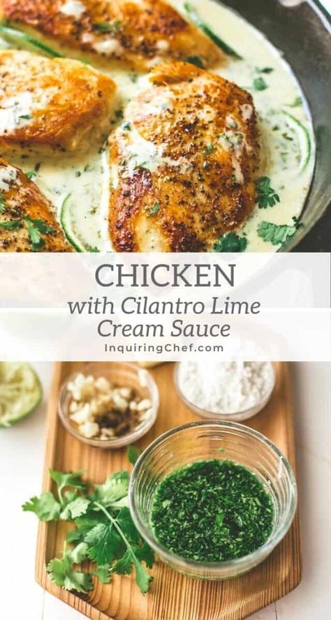 Creamy Cilantro Lime Sauce, Easy Family Dinner Recipes, Easy Family Dinner, Cilantro Lime Sauce, Seo Google, Cilantro Lime Chicken, Lime Sauce, Sauce For Chicken, Tender Chicken