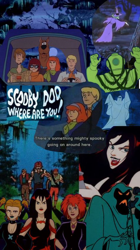 A collection of my favorite images form Scooby Doo for spooky season!!! Vintage Scooby Doo, Scooby Doo Pictures, Scooby Doo Halloween, Scooby Doo Mystery Inc, Scooby Doo Images, Scooby Doo Mystery Incorporated, Unique Iphone Wallpaper, Funny Lockscreen, Halloween Wallpaper Backgrounds