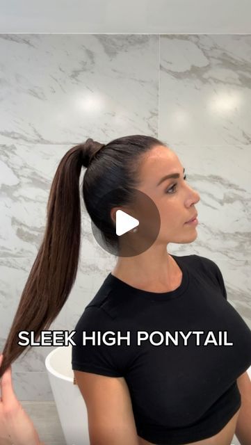 Ainsley Rodriguez on Instagram: "10 MIN SLEEK HIGH PONYTAIL
.
Perfect hairstyle for those dirty hair days!
.
This is my go-to and so easy and simple 🥰
.
#hairtutorial" Sleek High Ponytail, Ainsley Rodriguez, High Ponytail Hairstyles, Sleek Ponytail Hairstyles, Simple Ponytails, Perfect Hairstyle, High Ponytail, Sleek Ponytail, High Ponytails