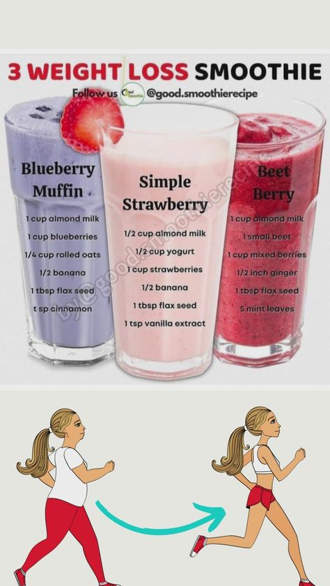 Resep Smoothie, Fruit Smoothie Recipes Healthy, Easy Healthy Smoothies, Blueberry Smoothie, Smoothie Recipes Healthy Breakfast, Best Fat Burning Foods, Smoothie Drink Recipes, Healthy Drinks Smoothies, Easy Smoothie Recipes