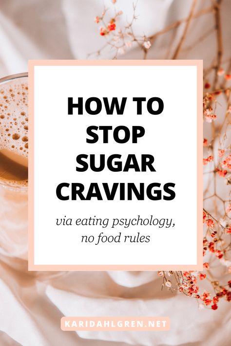 Do you tend to crave sweets the most after a meal? There are many, many reasons for it. Some of them are biological and others are psychological. I dug into plenty of clinical studies to help you identify which resonates the most with you. And I don't know about you, but the more I resist sugar, the more I tend to crave it! And eating psychology is what finally helped me stop sugar cravings.