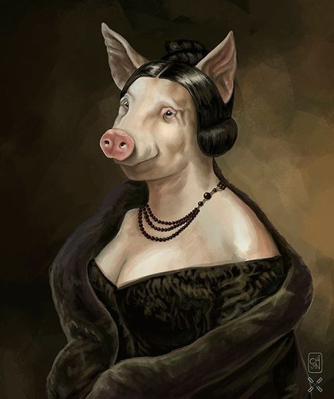 Arte Indie, Arte Peculiar, Interior Paintings, Pig Art, Animal Portraits Art, Sopot, Fete Anime, Arte Animal, Animal Heads