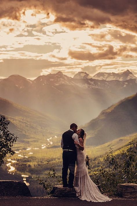 Park Wedding Ceremony, Glacier National Park Wedding, Glacier National Park Elopement, Kalispell Montana, Paradise Wedding, National Park Photos, Montana Wedding, National Park Wedding, Wedding Activities