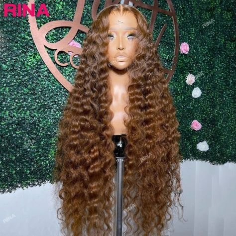 Just found this amazing item on AliExpress. Check it out! $65.51 54％ Off | Chocolate Brown Color Wear And Go Deep Wave 13x4 Glueless HD Lace Wigs 13x6 Transparent Lace Front Human Hair For Black Women Brown Curly Lace Front Wig, Black Deep Wave Wig, Brown Water Wave Wig, Brown Curly Wig, Brown Water, Wig Colors, Wig Curly, Curly Human Hair Wig, Curly Lace Front Wigs