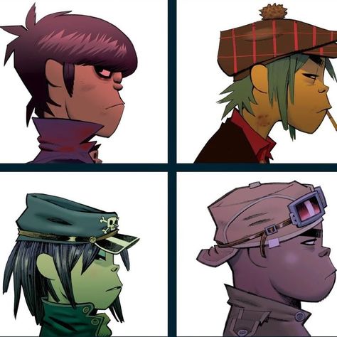 The Gorillaz Art, Gorillaz Wallpaper, Gorillaz Art Style, Gorillaz Albums, The Gorillaz, Gorillaz Demon Days, How To Draw People, Gorillaz Fan Art, Demon Days