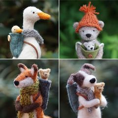 Needle Felting Diy, Wool Felt Projects, Needle Felting Projects, Wool Projects, Felting Tutorials, Needle Felted Animals, Felt Diy, Wet Felting, Felt Hearts