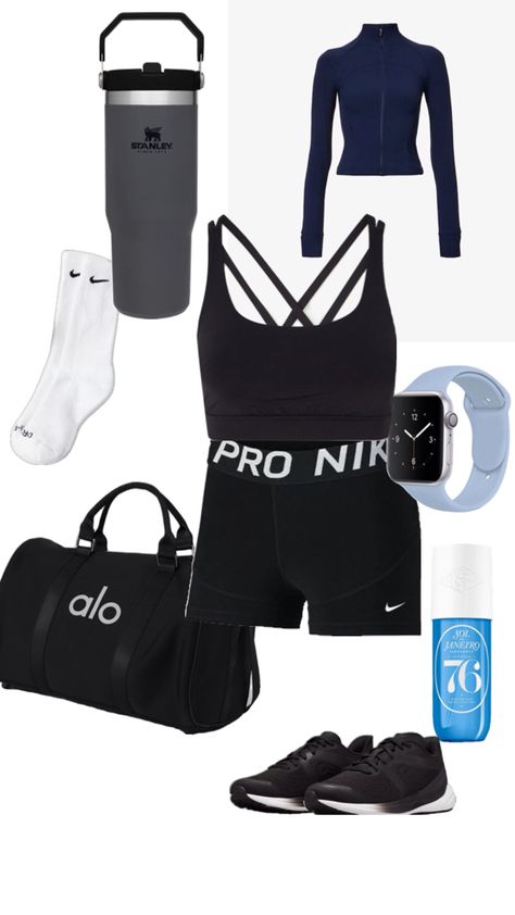 The images used here are not mine but the collage is . FOLLOW FOR MORE Xc Outfits, Kickboxing Outfit, Athletic Outfit Ideas, Sporty Fits, Athletic Clothes, Gym Fit, Sporty Outfits, Athletic Outfits, Kickboxing