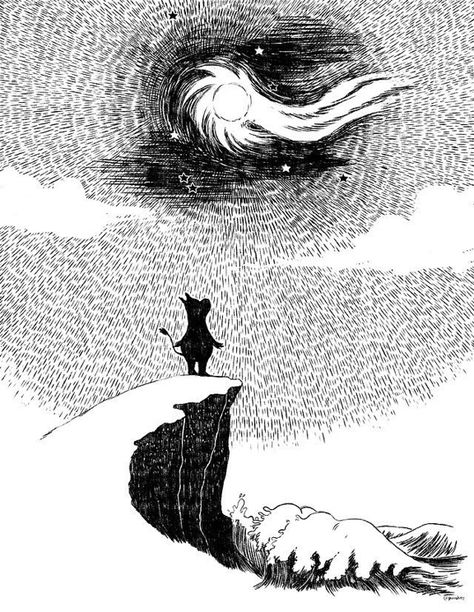 The Moomins, Tove Jansson, A Place, Media, Tumblr, Black