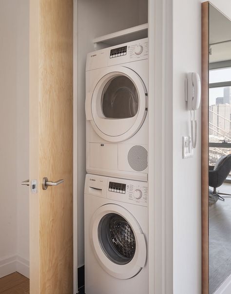 Laundry In Apartment, Apartment With Washer And Dryer, In Unit Laundry, Washer And Dryer Apartment, In Unit Washer And Dryer, Washer And Dryer In Closet, Apartment Washing Machine, Apartment Washer And Dryer, Washer Dryer Closet