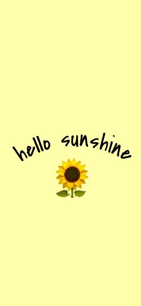 a lil wallpaper Sunshine Iphone Wallpaper, Hello Sunshine Wallpaper, Sunshine Wallpaper, Iphone Wallpaper Yellow, Wallpaper For Iphone, Rainbow Aesthetic, Flowers Aesthetic, Hello Sunshine, Hermione