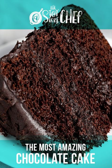 Homemade Moist Chocolate Cake, Best Homemade Cake Recipe, Bruce Bogtrotter, The Most Amazing Chocolate Cake, Most Amazing Chocolate Cake, Matilda Cake, Dark Chocolate Cake Recipes, Buttermilk Chocolate Cake, Amazing Chocolate Cake